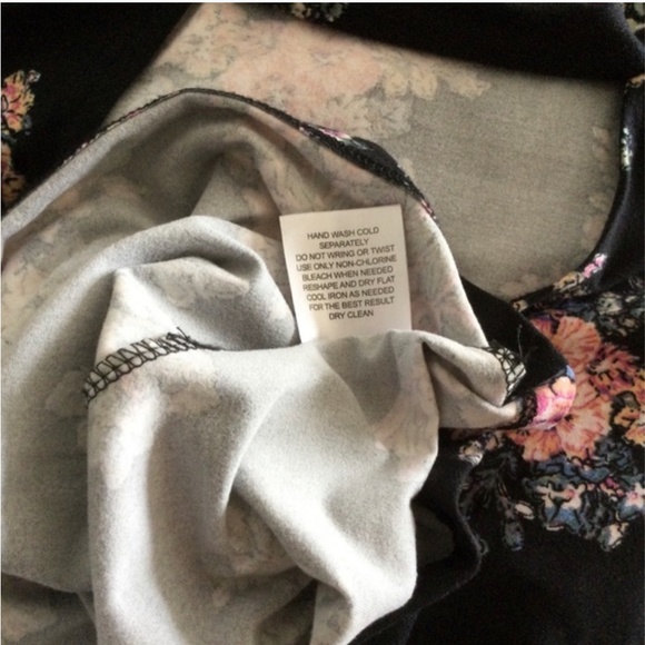 Pink Rose Floral Dress Medium - Picture 3 of 4